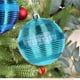 thumbnail image 1 of 4pcs 10cm Striped Christmas Ball Set, 1 of 5