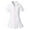 White, variant on Girls Hooded Zip-Up Terry Swim Cover Up Cotton Beach Dress with Short Sleeves, Sizes 2T-16 for Summer, Independence Day & Birthday