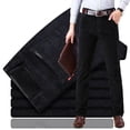 thumbnail image 4 of Pantalones casuales de pana para hombre, primavera y otoño de 2023, pierna recta, corte holgado, pantalones largos de terciopelo gruesos y cálidos para jóvenes, para invierno, 4 of 4