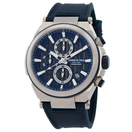 Kenneth Cole New York Chronograph Quartz Blue Dial Men's Watch KCWGO0065703