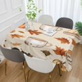 thumbnail image 2 of Yayeee Tablecloths 54" x 54" Rectangle Wrinkle Resistant Party Table Cover, Fall Mug Pattern, 2 of 8