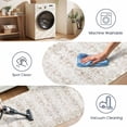 thumbnail image 6 of Washable Runner Rug 2x6 ft Non-Slip Soft Low-Profile Microfiber Farmhouse Distressed Floral Rug for Kitchen, Entryway, Hallway, Laundry, Bedroom, 6 of 6
