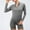Gray, variant on Women's Thermal Fleece Yoga Running Shirt Quarter Zip Stand Collar Long Sleeve Pullover Elastic Slim Tops Equestrian Golf Winter