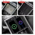thumbnail image 2 of For Hyundai Santa Fe 2024-2025 Center Console Charger Mat Anti-Slip Silicone Pad Car Interior Accessories, 2 of 6