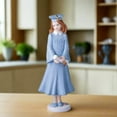 thumbnail image 2 of Enesco Growing Up Girls Brunette Graduate in Blue Gown Porcelain Bisque Figurine 7.3in H, 2 of 6