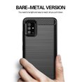 thumbnail image 3 of Galaxy A51 case,Samsung A51 case, [Not fit Galaxy A51 5G] MAIKEZI Soft TPU Slim Fashion Anti-Fingerprint Non-Slip Protective Phone Case Cover for Samsung Galaxy A51 4G (Black Brushed TPU), 3 of 9