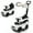 White, variant on Infans 3 in 1 Ride on Push Car Mercedes Benz G350 Stroller Sliding Car w/ Canopy Black