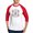 Red/White, variant on CafePress - Cicadas Exist Loudly Periodical Cicadas Entomology - Cotton Baseball Jersey, 3/4 Raglan Sleeve Shirt