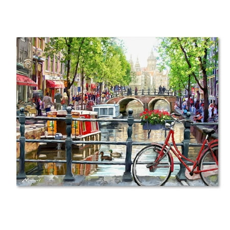 History Landscape Art - Trademark Fine Art 'Amsterdam Landscape' Canvas Art by The Macneil Studio