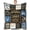 Black-21st Male, variant on 21st Birthday Gifts for Him, Cool 21st Birthday Gifts for Boy, Presents for 21st Birthday Male, 21 Year Old Birthday Gifts for Him, Happy 21st Birthday Decorations for Men Throw Blanket 50" x 60"
