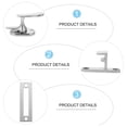 thumbnail image 4 of MasteelfCA 1pc Barn Door Window Latch Bolts Window Gate Security Latch Lock with Screws, 4 of 8