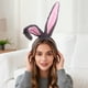 thumbnail image 4 of Diadema de Pascua con Orejas Flexibles para Niños y Adultos | Accesorio de Disfraz de Conejito Gris | Ideal para Halloween y Fiestas Navideñas | Ligera y Cómoda | 38 X 14 X 3 Cm, 4 of 6
