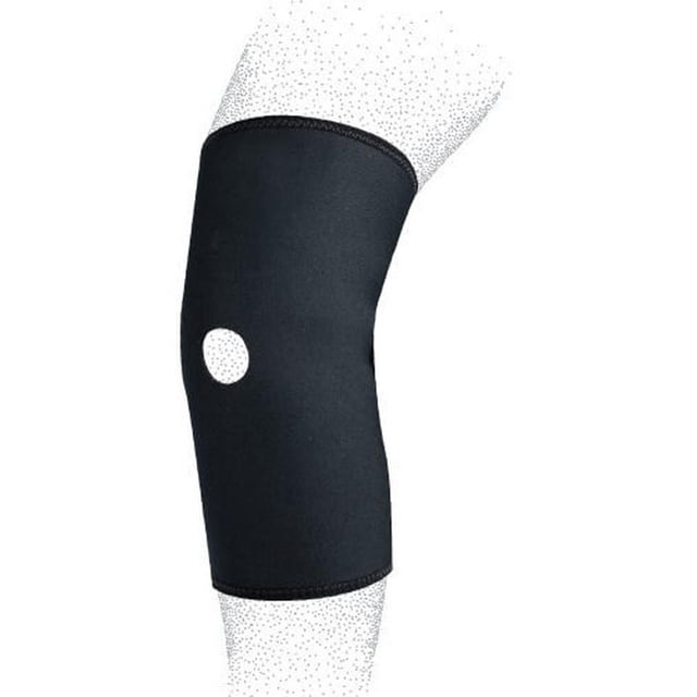 Manga para Rodilla con Orificio Daosport MPRC negro S