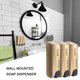 thumbnail image 2 of Dispensadores de jabón líquido triples de 350 ml Contenedor de jabón de loción de lavado de montaje en pared Hugtrwg  Para estrenar, 2 of 6