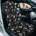 thumbnail image 3 of XYZCANDO Car Seat Cover Towel White Paw Print Pattern Seats Protectors for Gym Workout Outdoor Sport, Washable Easy to Store Car Seat Towel Cover for Vans Cars, 3 of 11