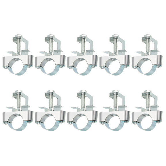 Uxcell 10Pack Conduit Hanger with Beam Clamp Pipe Support Bracket Fit for 1-1/4"(32mm)