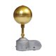 thumbnail image 2 of Gold Anodized Aluminum Inch Gold Anodized Aluminum Outdoor Flagpole Ball Topper Ornament Gold Anodized Aluminum, 2 of 5