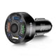 thumbnail image 2 of sweethay de coche de plástico portátil 12-24V 4 puertos USB antideslizante carga rápida luz LED tableta adaptador automotriz enchufe negro Type3 NO3, 2 of 6