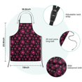 thumbnail image 7 of Pioneer Flower Floral Print Pattern Kids Aprons for Girls and Boys,Adjustable Neck Strap Toddler Aprons for Kids Cooking Baking, 7 of 7