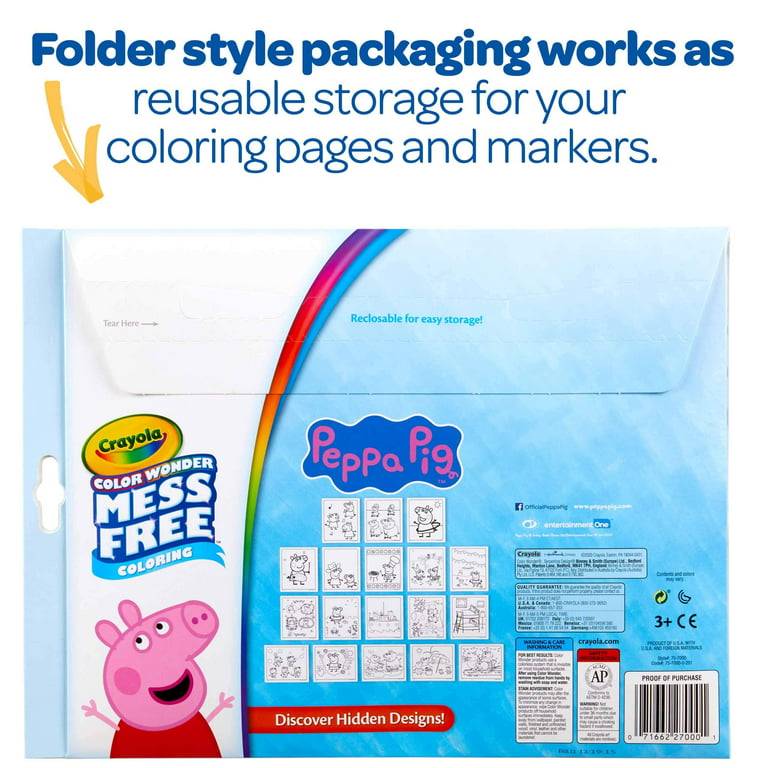 Create Mess-free Masterpieces With The Peppa Pig Coloring Set - The Perfect  Gift For Kids! - Temu Austria