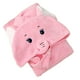 thumbnail image 1 of Qarigey Toalla de baño para bebé, accesorio de cuidado Personal para chico, manta con capucha de dibujos animados Adorable para niños y niñas, Pijama Rosado Qarigey AP013848-02, 1 of 6
