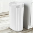 Mainstays 13.2 gal /50 L Motion Sensor Kitchen Garbage Can, White