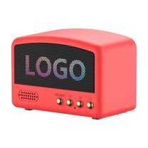 Lzobxe Bluetooth Speaker Color Screen Wireless Insert Memory Card Mini Portable Stereo Surround Bluetooth Audio