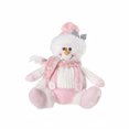 thumbnail image 4 of Muñeco navideño sentado, Papá Noel rosa, muñeco de nieve, alce, bonito adorno para ventana de Navidad, decoración para dormitorio, regalos para fiestas de Navidad y Año Nuevo, 4 of 4