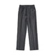 thumbnail image 1 of Pantalones largos para niños, de color liso, con cintura ajustable, con pliegues y bolsillo, informales, deportivos, de poliéster., 1 of 8