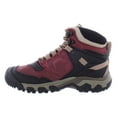 thumbnail image 3 of Keen Ridge Flex Mid Waterproof Womens Shoes Size 6.5, Color: Burgundy/Black, 3 of 4