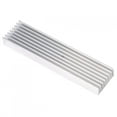 thumbnail image 2 of Durable  Argentate Heat Sink, Heat Radiator Board, for IC LED Power Transistor Comb Heat Sink Cooler 100x25x10mm DIY Cooler, 2 of 8