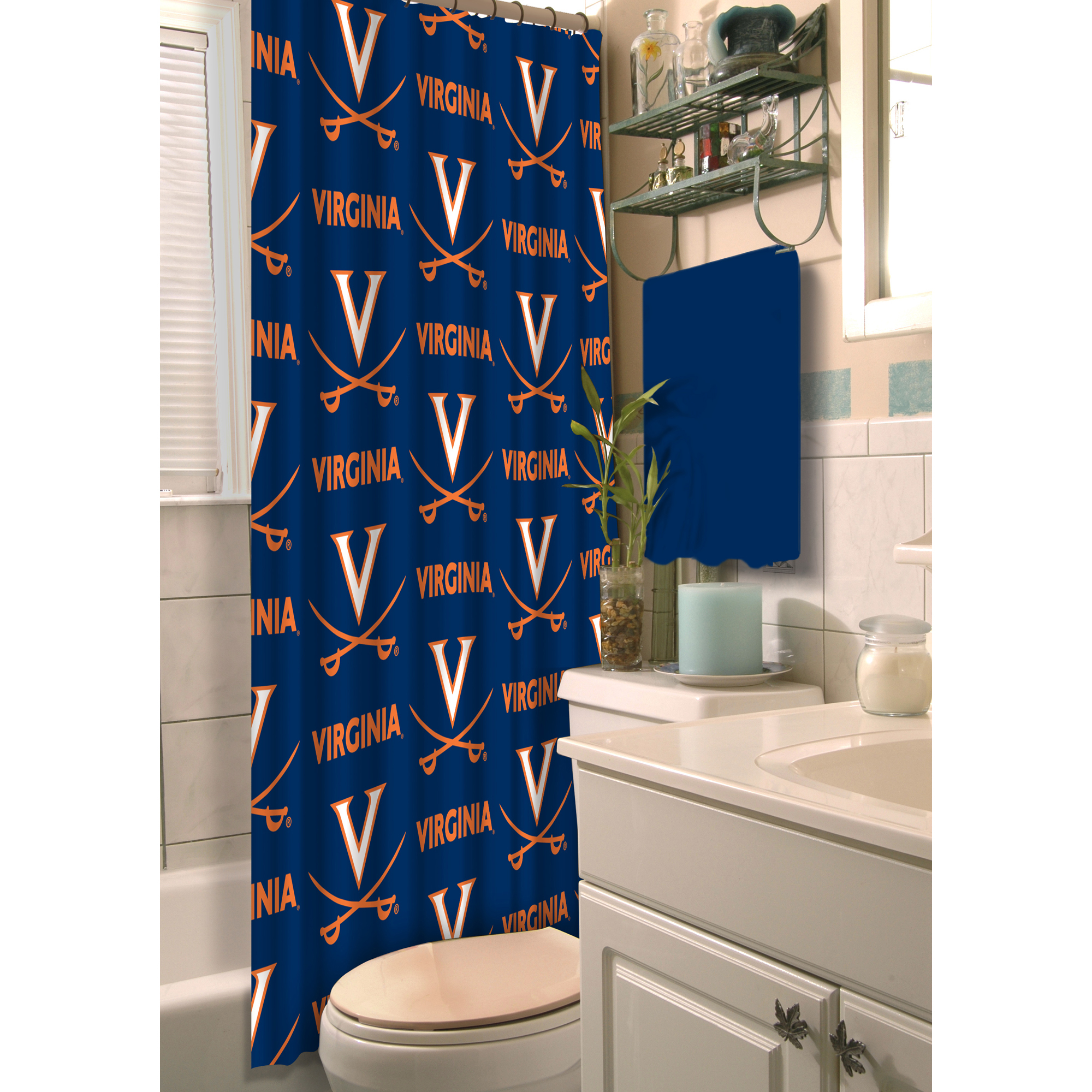 Virginia Cavaliers The Northwest Company 72 X 72 Shower Curtain Walmart Com
