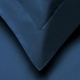 thumbnail image 2 of Superior Egyptian Cotton Duvet Cover Set, Full/ Queen, Navy Blue, 2 of 3