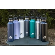 Ozark Trail 24 oz Stainless Steel Insulated Loop Carry Water Bottle, Black