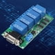 thumbnail image 4 of 12V 4Ch DB9 RS232 tablero de relé Control remoto UART interruptor de puerto serie para Motor de coche, 4 of 5
