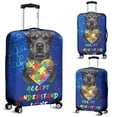 thumbnail image 2 of Autism Awareness Chinese Shar-Pei Accept Understand Love Travel Luggage Cover Dog Lover Suitcase Dust Protective Decor - 12003, 2 of 5