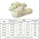 thumbnail image 2 of Zapatillas de casa con correa cruzada cómodas cálidas y esponjosas con puntera abierta para interiores y exteriores suela antideslizante para mujeres, 2 of 9