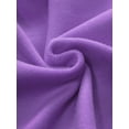 thumbnail image 5 of Sxiwei Girls Fleece Lined Bodysuit Long Sleeve Ballet Leotard Kids Dance Undergarment Thermal Purple 140, 5 of 7