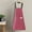 Red 7E5, variant on Ke1Clo Black Canvas Apron, Breathable Apron for Work, Check Pattern, Versatile Protection, for Kitchen Garden or Craft