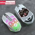 thumbnail image 6 of Wireless Gaming Mouse,RGB Mouse with 7 Programmable Buttons Ergonomic for PC Laptop,Compatible with Windows Mac,White, 6 of 10
