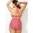 thumbnail image 2 of Swimsuits for All Diva Halter High Waist Bikini Set, 2 of 4