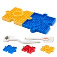 thumbnail image 1 of Pet Feeder Howgo Puzzle Slow Feeder Lame Mat, 2 unidades, 1 of 9