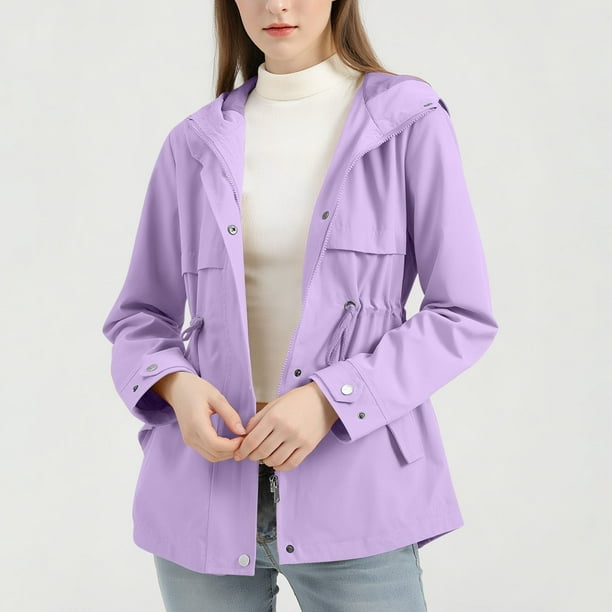 Chaquetas y prendas de vestir casuales con capucha de manga larga para mujer, blusas sin mangas regulares cómodas con capucha de manga larga de invierno, blusa de poliéster para mujer
