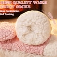thumbnail image 3 of Loritta Secret Women's Fuzzy Slipper Socks 2 Pairs Winter Cozy Warm Thick Socks with Non-Slip Grippers, 3 of 9