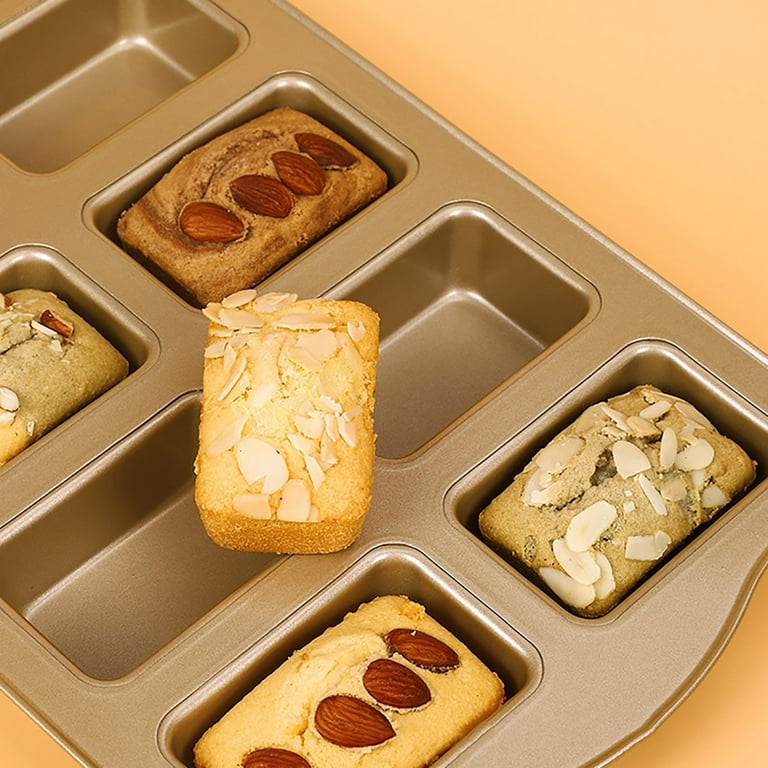 Baked Square 8 Even Nonstick Mould Mini Pound Cake Mould Cheese