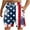 Blue, variant on Chiccall Mens Independence Day Patriotic Day Graphic Shorts Plus Size Summer Elastic Waist Drawstring Pocket Swim Trunks White ①