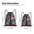 thumbnail image 2 of Fuzoiu Veterans Day1 Print Drawstring Backpack for Gym, Travel, Yoga,Sports Sackpack String Bag for Women Men-Small, 2 of 6