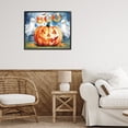 thumbnail image 2 of Stupell Industries Boo Ghosts & Jack-o-Lantern Black Framed Giclee Art, design by Nicole DeCamp, 16 x 20, 2 of 8