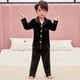 thumbnail image 3 of Conjunto de Pijamas de terciopelo Coral para niños y niñas, ropa de dormir cálida de franela de manga larga, de invierno, para Navidad y Año Nuevo, 3 of 4