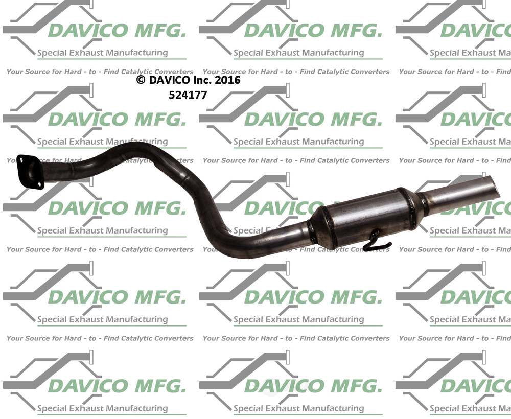Davico Mfg 524177 Exact-Fit Exhaust Pipe